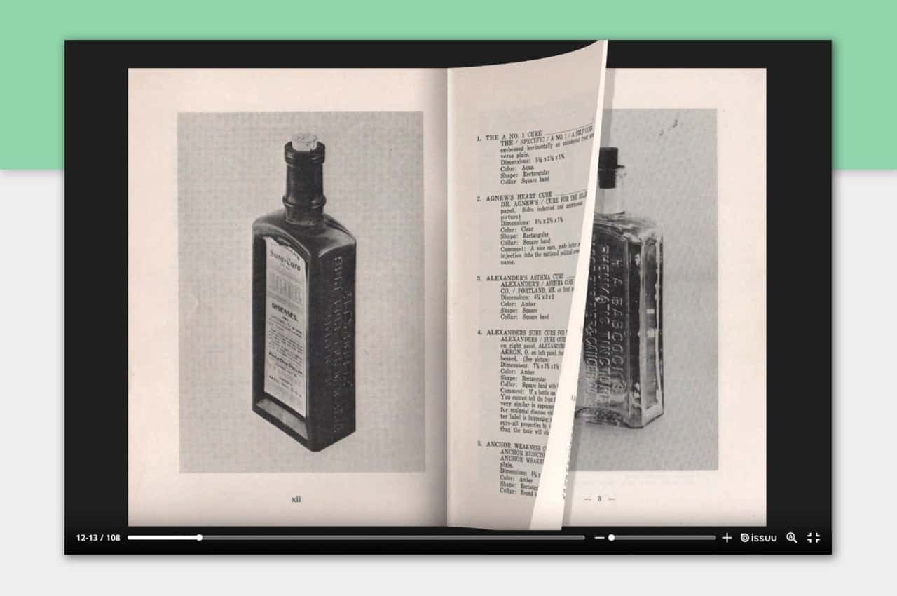 FOHBC Virtual Museum - Research Publication Spread Example: Collecting The Cures