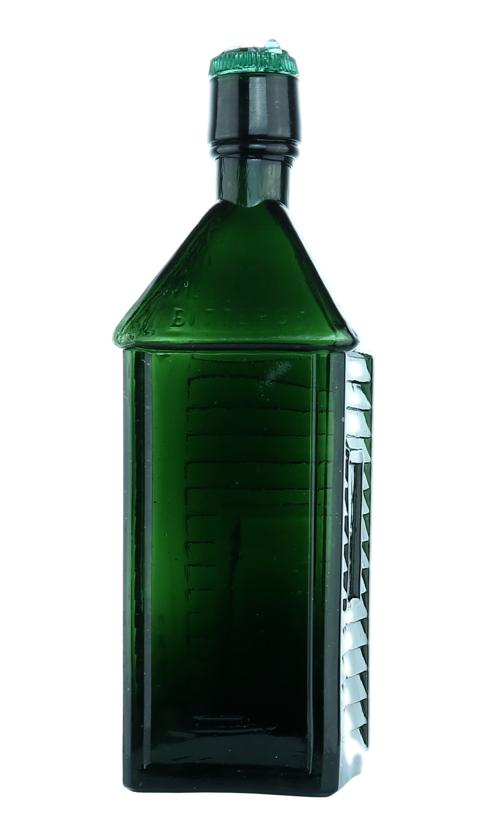 Old Homestead Wild Cherry Bitters - Green - FOHBC Virtual Museum