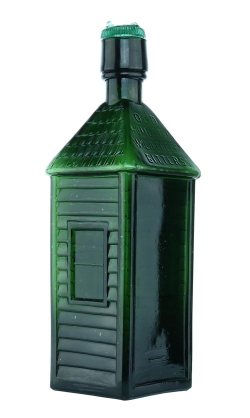 Old Homestead Wild Cherry Bitters - Green - FOHBC Virtual Museum