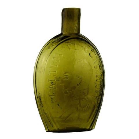 GI-17 Washington / Taylor Portrait Historical Flasks