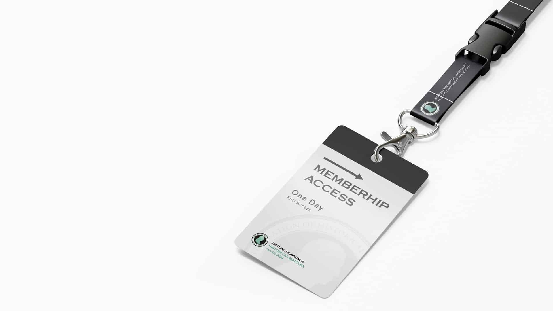 Membership Lanyard Badge: One Day Pass - FOHBC Virtual Museum
