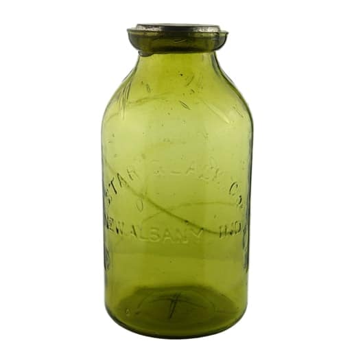 Star Glass New Albany Fruit Jars