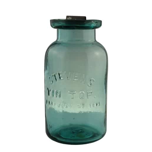 Steven's Tin Top Fruit Jars