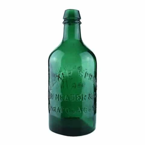 Quaker Springs I. W. Meader & Co. Old Saratoga Spring Water