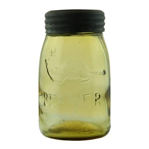 Canadian Beaver Fruit Jar