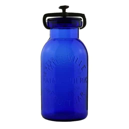 Millville Atmospheric Fruit Jar Cobalt