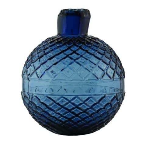 741 Quilted Diamond Pattern Target Ball (Prussian Blue) (No Band)