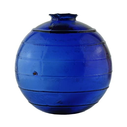 612 Embossed Horizontal Rings Target Ball (Cobalt Blue)