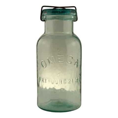 Omega Patd June 21, 1870 Jar