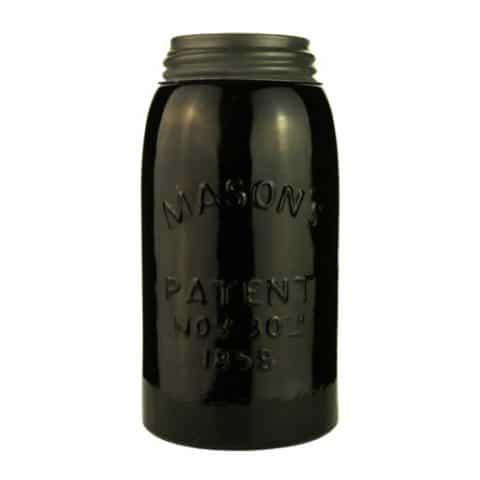 Mason’s Patent Nov. 30th 1858 - Black Glass Jar