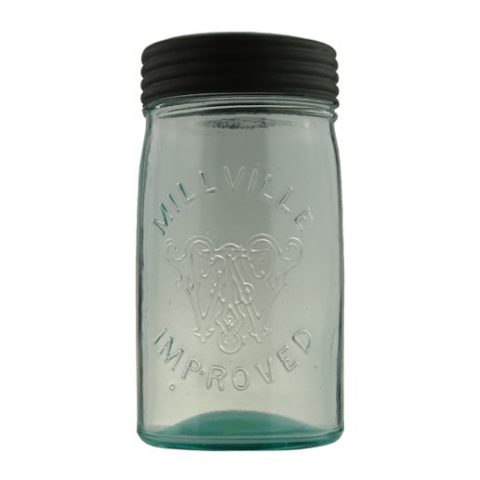 Millville Improved (W Monogram) Jar