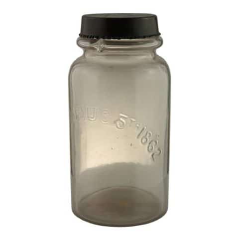 Pat'd Aug 5th 1862 - Moonstone Jar