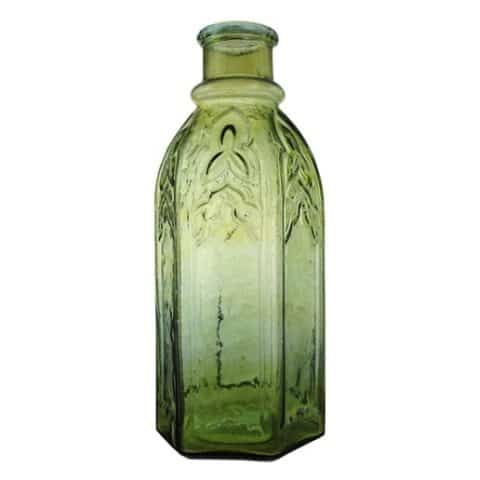 Cathedral Pickle Jar - Hexagonal Citron Green