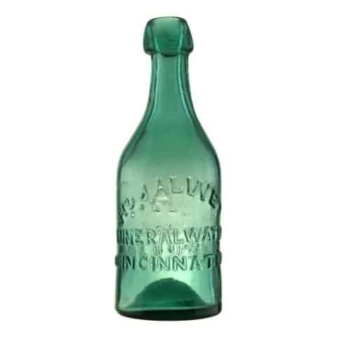 H. &. J. Alwes Mineral Water Cincinnati. O - A - This Bottle Is Never Sold