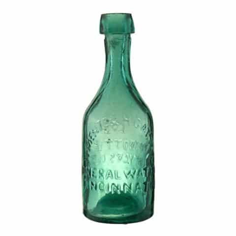 H. Menze & H. Gattke Mineral Water Cincinnati O - M - This Bottle is Never Sold