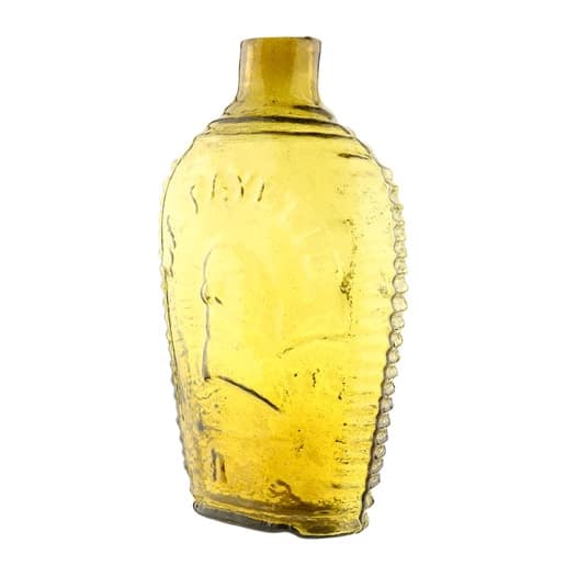 GI-80 • “Lafayette” And Bust - “De Witt Clinton” And Bust Portrait Flask