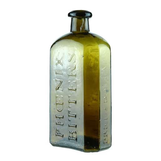 John Moffat Phoenix Bitters Price 2 Dollars New York (M-109)