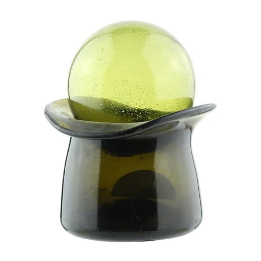 Pitkin Type Hat Whimsey and Witch Ball