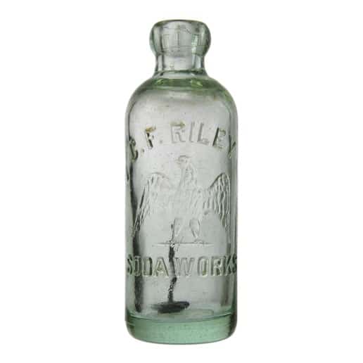 C. F. Riley Soda Works (Embossed Eagle)