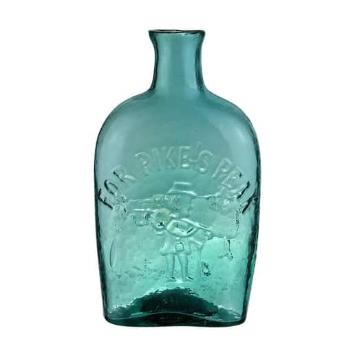GXI-52 • “For Pike's Peak” and Prospector - Hunter Shooting Deer Flask