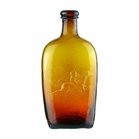 GXIII-17 • Horseman and Hound Pictorial Flask