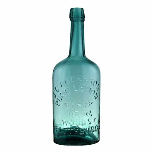 J.C. Anderson Pure Lemon Syrup No. 26 Wood St. Pittsburgh