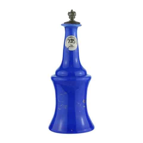 Cologne Bottle with Pewter Crown Stopper