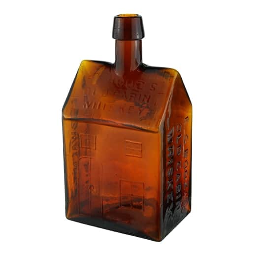 E. G. Booz's Old Cabin Whiskey 1840 (Figural Cabin)