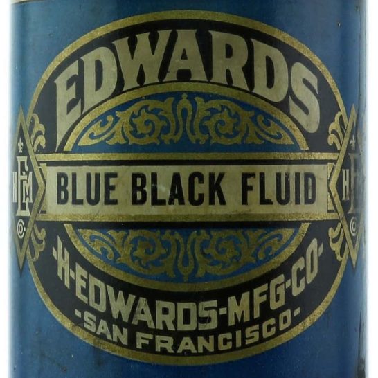 EdwardsBlueBlackFluidLabelDetailvm