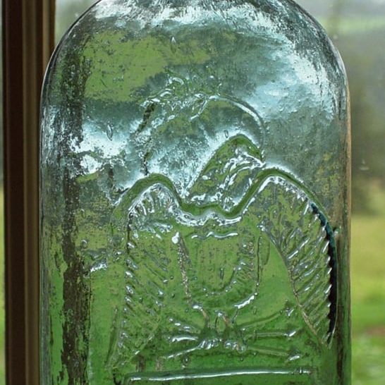 For Pike’s Peak / Tippler GXI-45 Aquamarine Back Historical Flasks