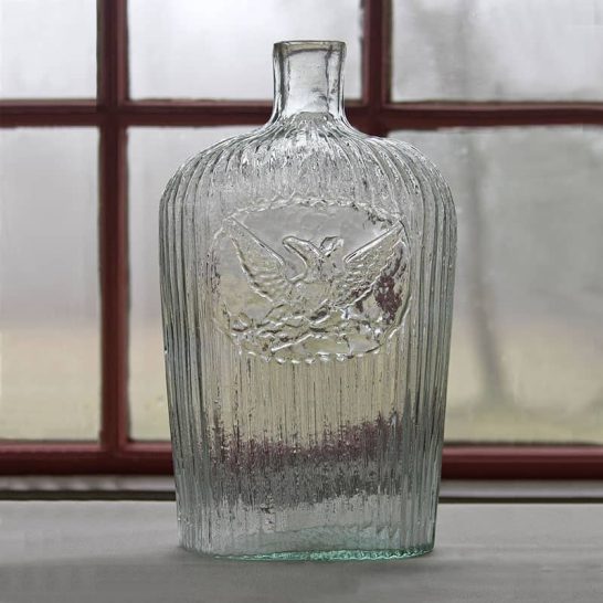 GII31 • Double Eagle Flask Louisville Glass Works FOHBC Virtual