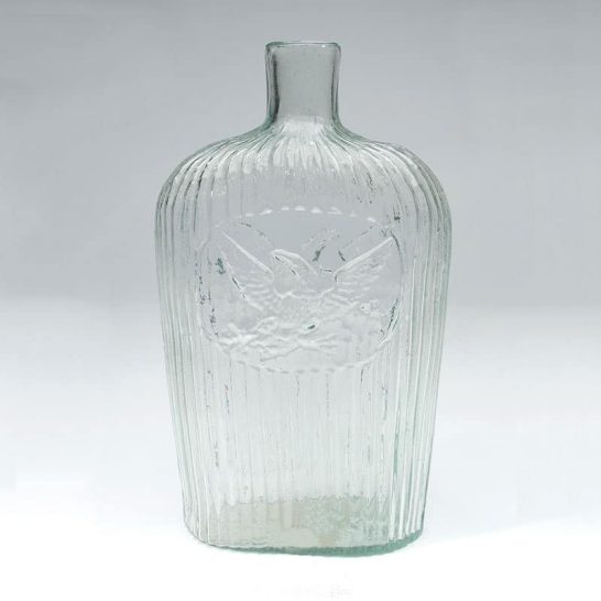 GII31 • Double Eagle Flask Louisville Glass Works FOHBC Virtual