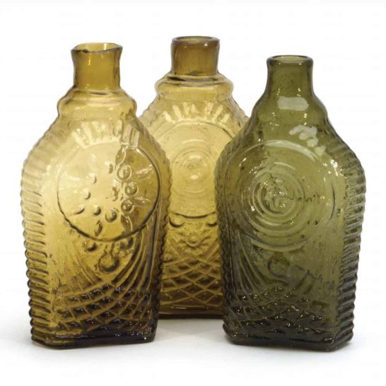 Jared / Spencer 3 flasks GX-24 GX-25 GX-26 Historical Flasks_Heckler